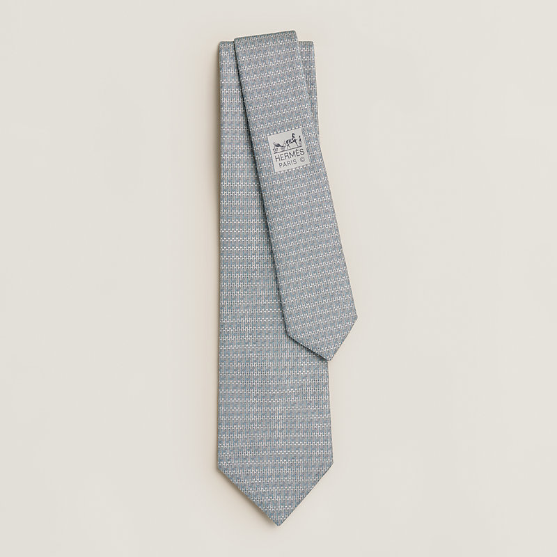 H Duo tie - Black | Hermès USA